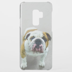 Bulldog Painting - Cute Original Dog Art Uncommon Samsung Galaxy S9 Plus Hoesje