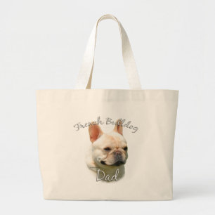 Bulldog Pap 2 Grote Tote Bag