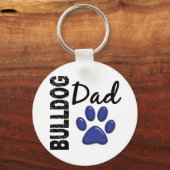 Bulldog Pap 2 Sleutelhanger (Voorkant)