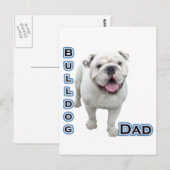 Bulldog Pap 4 Briefkaart (Voorkant / Achterkant)