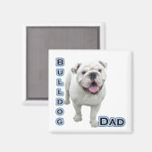 Bulldog Pap 4 - Magneet (Voorkant / Achterkant)