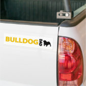 Bulldog Pap Bumpersticker (Op Truck)