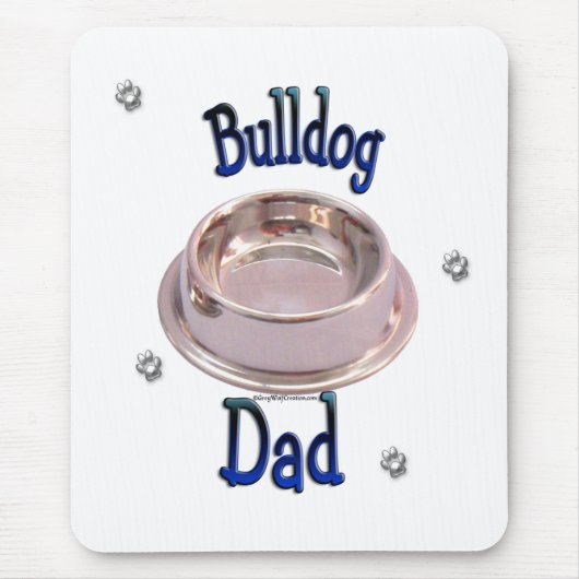 Bulldog Pap Muismat (Voorkant)
