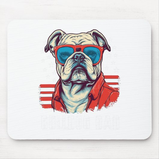 Bulldog Pap Muismat (Voorkant)