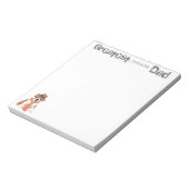 Bulldog Pap Notitieblok (Linkerzijde)