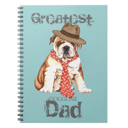 Bulldog Pap Notitieboek (Voorkant)