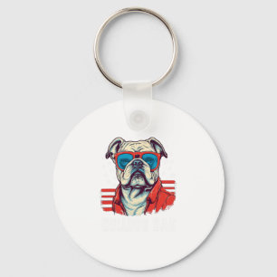 Bulldog Pap Sleutelhanger