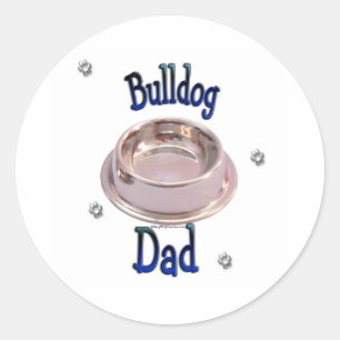 Bulldog Pap - Sticker