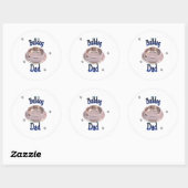 Bulldog Pap - Sticker (Vel)