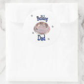Bulldog Pap - Sticker (Tas)