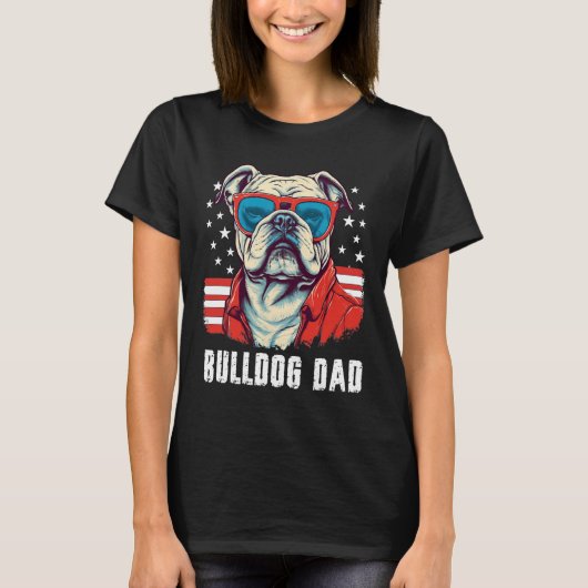 Bulldog Pap T-shirt (Voorkant)