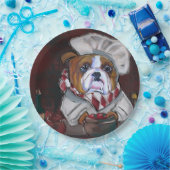 Bulldog Papieren Bordje (Feest)