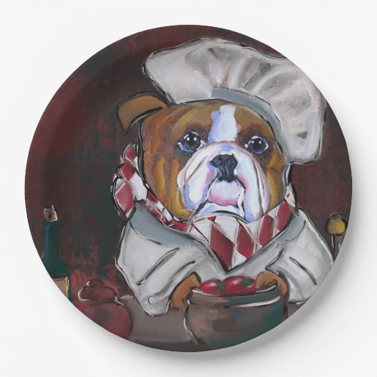 Bulldog Papieren Bordje (Voorkant)