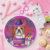 Bulldog Papieren Bordje (Feest)
