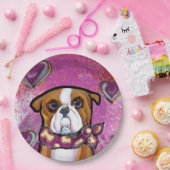 BULLDOG PAPIEREN BORDJE (Feest)