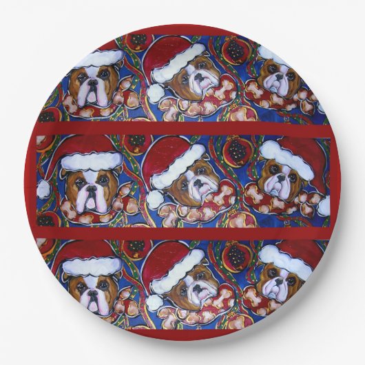 Bulldog papieren bordje (Voorkant)