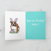 Bulldog Pasen Kaart (Binnen)