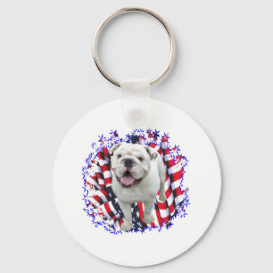 Bulldog Patriot Sleutelhanger