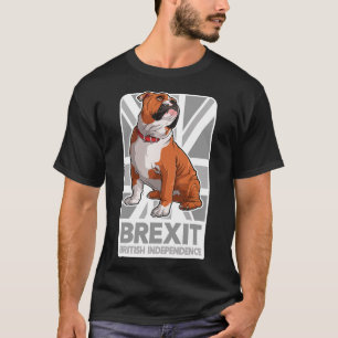 Bulldog Patriottische Engelse Bulldog Union Jack V T-shirt