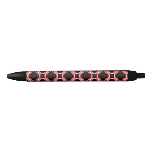 Bulldog Patroon Blauwe Inkt Pen (Voorkant)