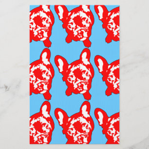 Bulldog Patroon Briefpapier