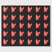 Bulldog Pattern Cadeaupapier (Vlak)