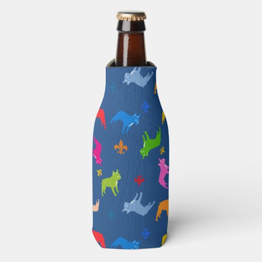 Bulldog Pattern Flesjeskoeler (Fles Voorkant)