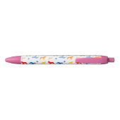 Bulldog Pattern Zwarte Inkt Pen (Achterkant)