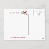 Bulldog Pawsitively Wonderful Valentijnsdag Wish Feestdagenkaart (Achterkant)