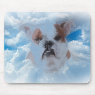 Bulldog Pet met Heaven Clouds Muismat