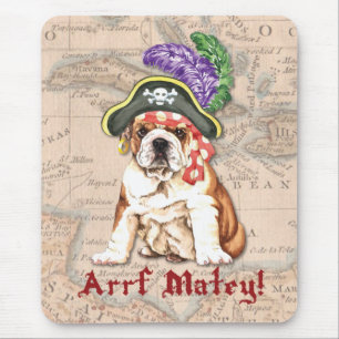 Bulldog Pirate Muismat