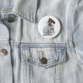 Bulldog pirate ronde button 5,7 cm (In situ)