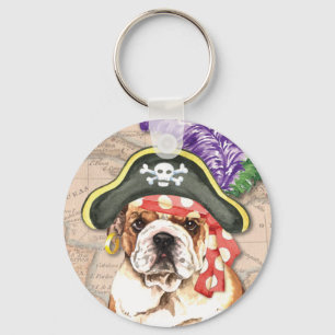Bulldog Pirate Sleutelhanger