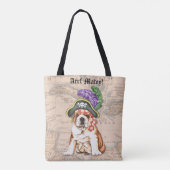 Bulldog Pirate Tote Bag (Achterkant)