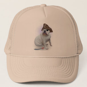 Bulldog pirate trucker pet