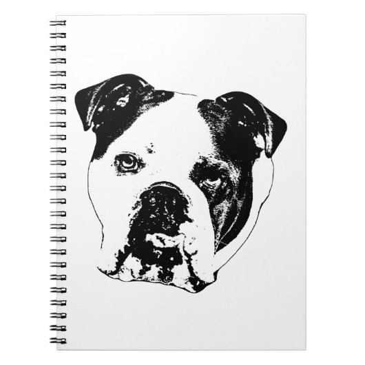 Bulldog Plannen Dagboek Notitieboek (Voorkant)