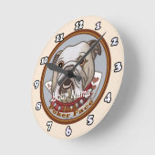 Bulldog Pokerface Ronde Klok (Hoek)