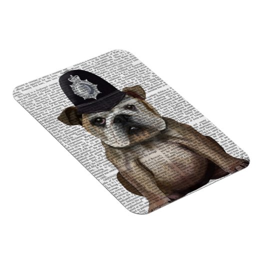 Bulldog Policeman Magneet (Rechterzijde)