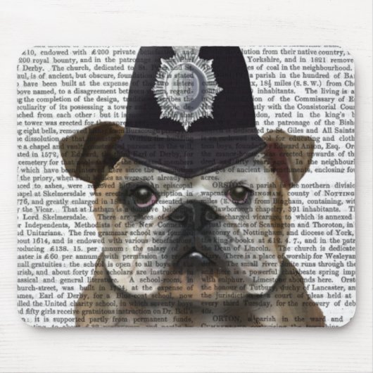 Bulldog Policeman Muismat (Voorkant)