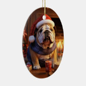 Bulldog Politie Liefhebber Pet Ornament Memorial G (Rechts)