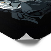 Bulldog Portret abstract Canvas afdrukken Poster (Hoek)