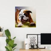Bulldog Poster (Thuiskantoor)