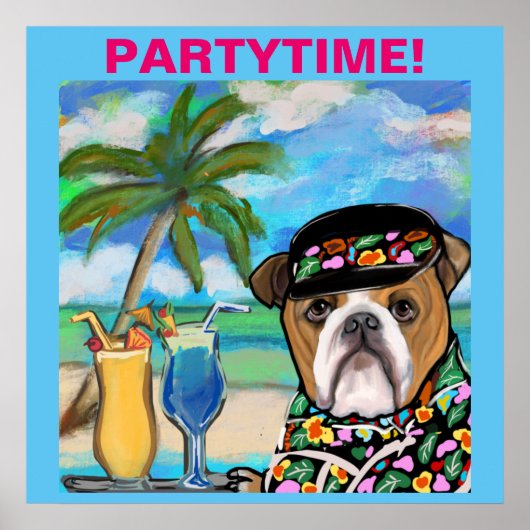Bulldog Poster (Voorkant)