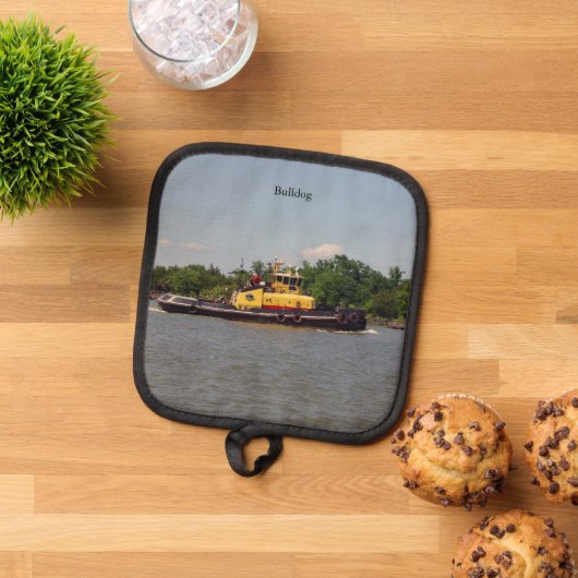 Bulldog pothouder pannenlap (Top down)