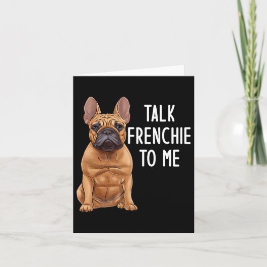 Bulldog Praat Frans Tegen Mij Kaart (Voorkant)