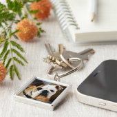 Bulldog Premium-Sleutelhanger Sleutelhanger (Zijkant)