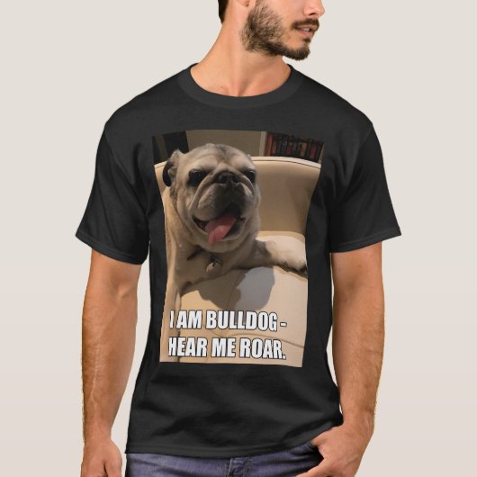 bulldog pug t-shirt (Voorkant)