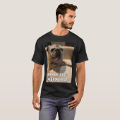 bulldog pug t-shirt (Voorkant volledig)