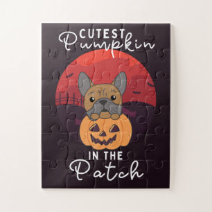 Bulldog Pumpkin Honden Cutest Pumpkin in pleister  Legpuzzel