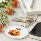 Bulldog Pumpkin Sleutelhanger (Voorkant Rechts)